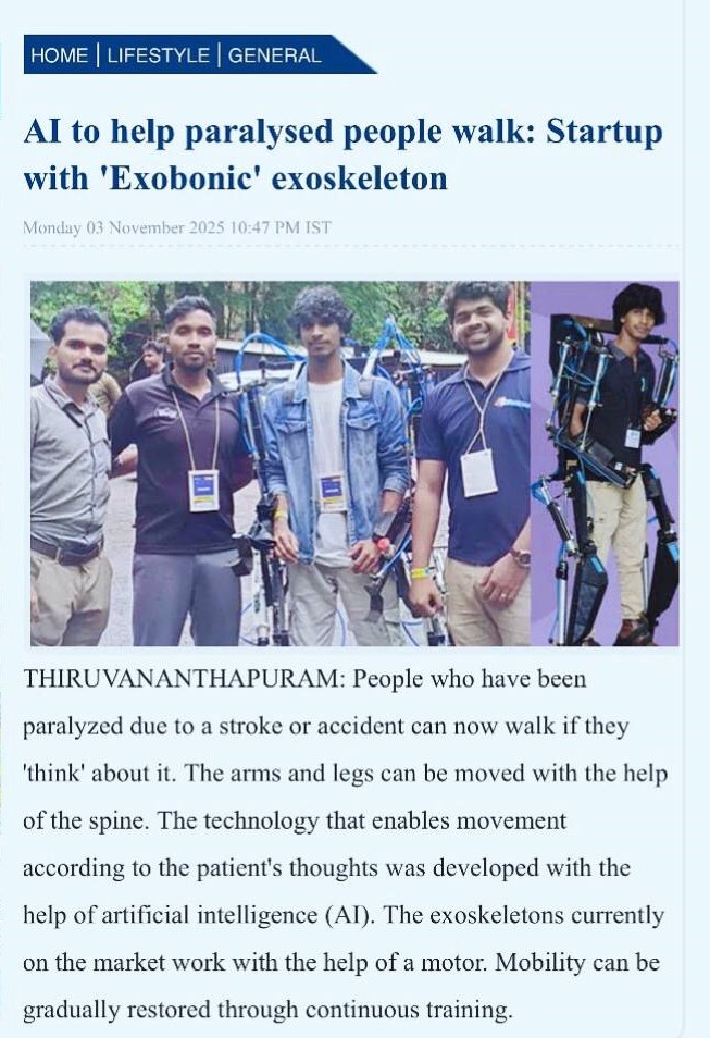 AI Brain Powered Pneumatic Exoskeleton